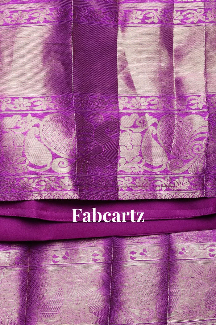 South Indian Festival Traditional Half Saree Myriti - Image 57