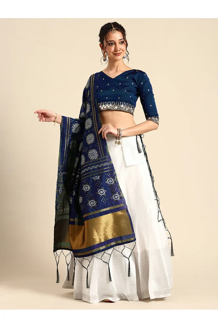 South Indian Festival Traditional Half Saree Myriti - Image 68
