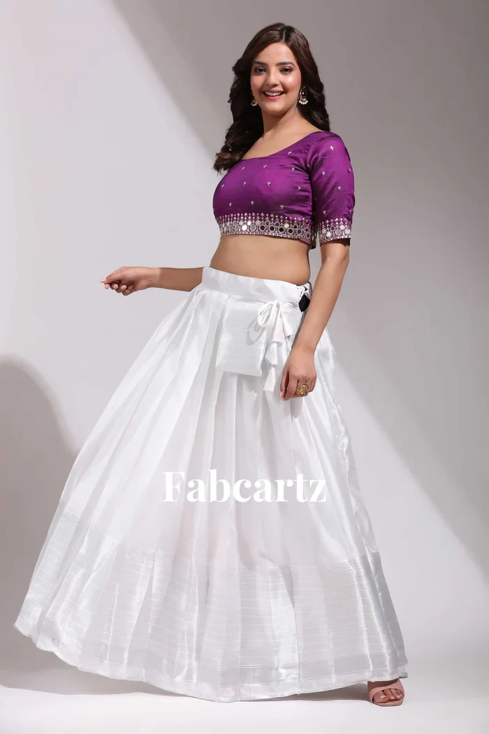 South Indian Festival Traditional Half Saree Myriti - Image 81