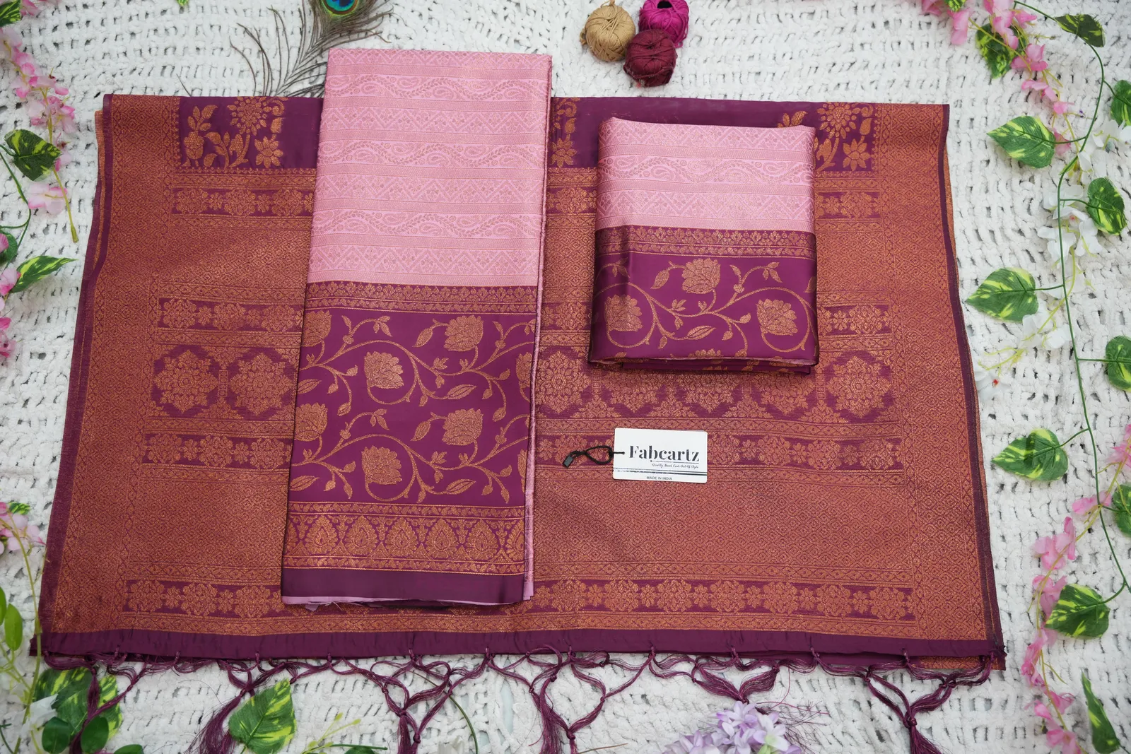 South Indian Festival Traditional Half Saree Mythili - Image 19
