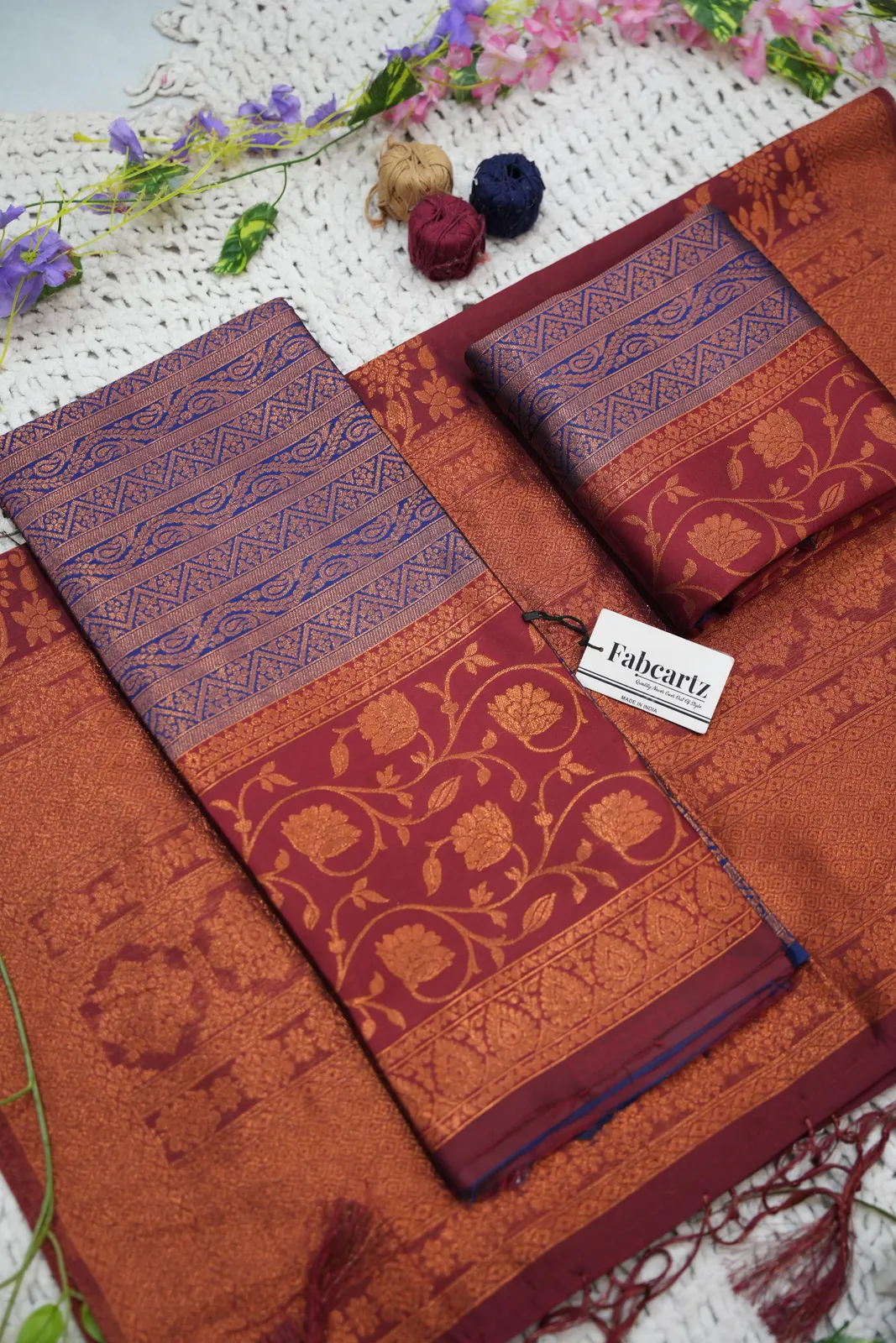 South Indian Festival Traditional Half Saree Mythili - Image 48