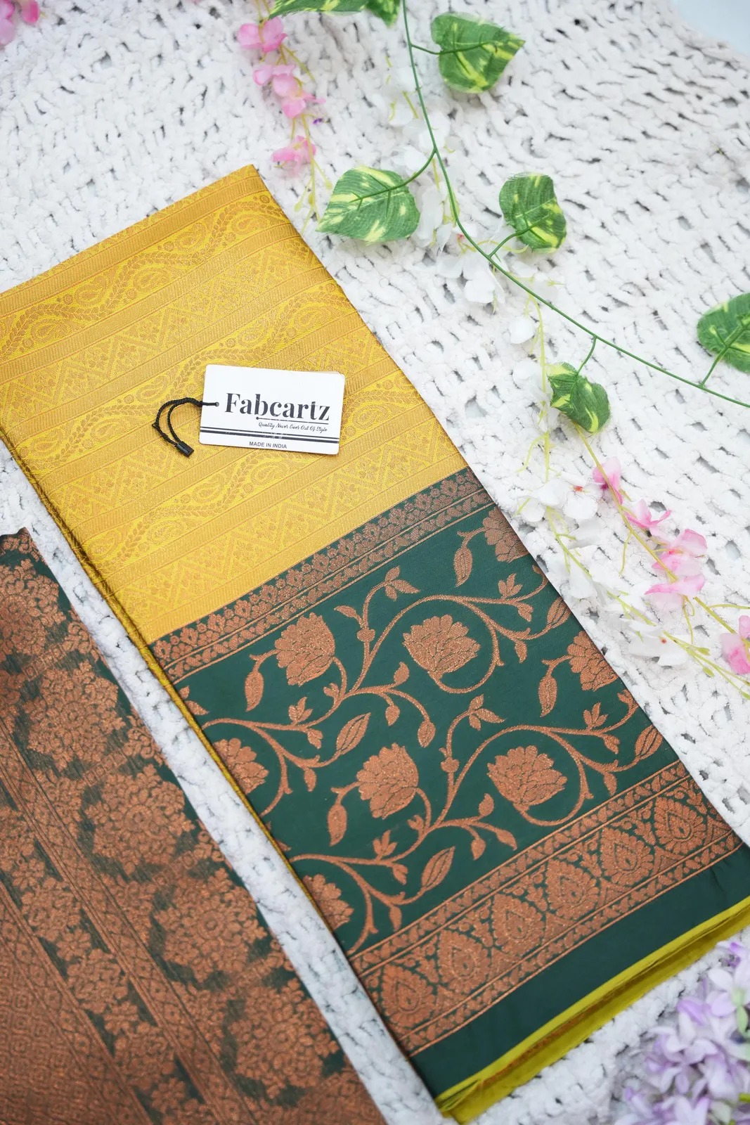 South Indian Festival Traditional Half Saree Mythili - Image 7