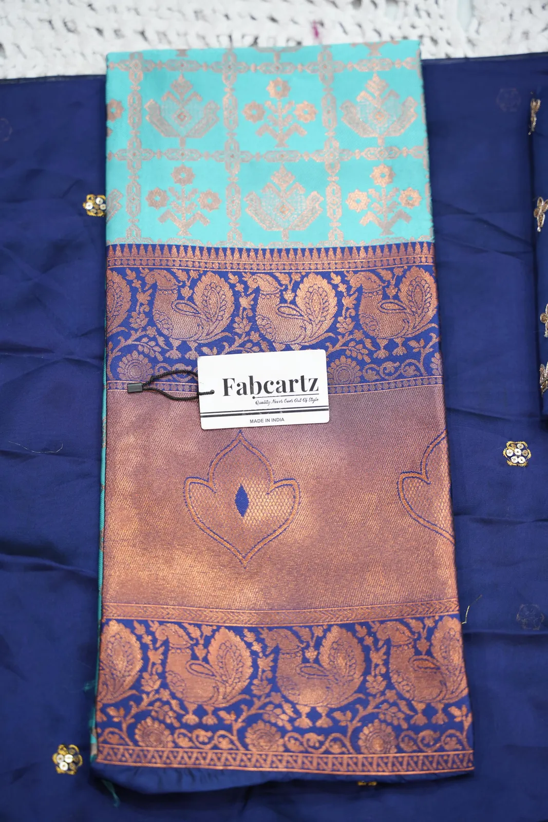 South Indian Festival Traditional Half Saree Ojasvini - Image 15