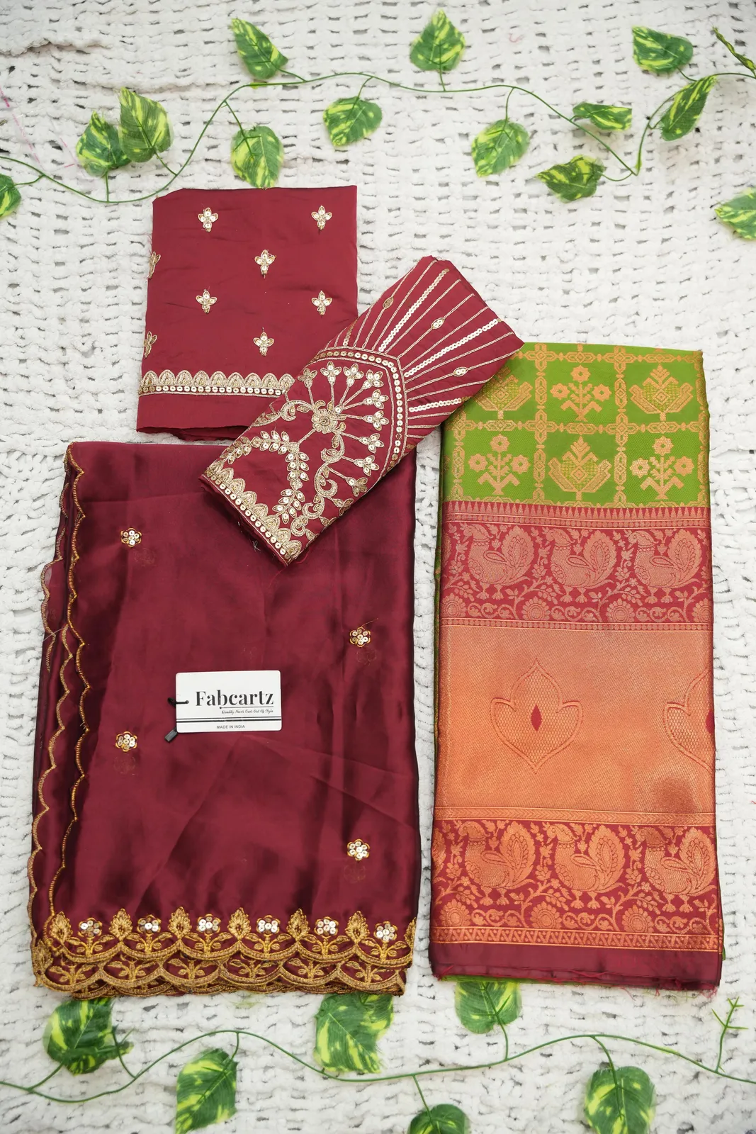 South Indian Festival Traditional Half Saree Ojasvini - Image 30