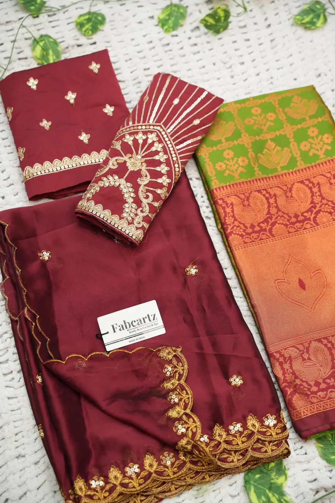 South Indian Festival Traditional Half Saree Ojasvini - Image 31