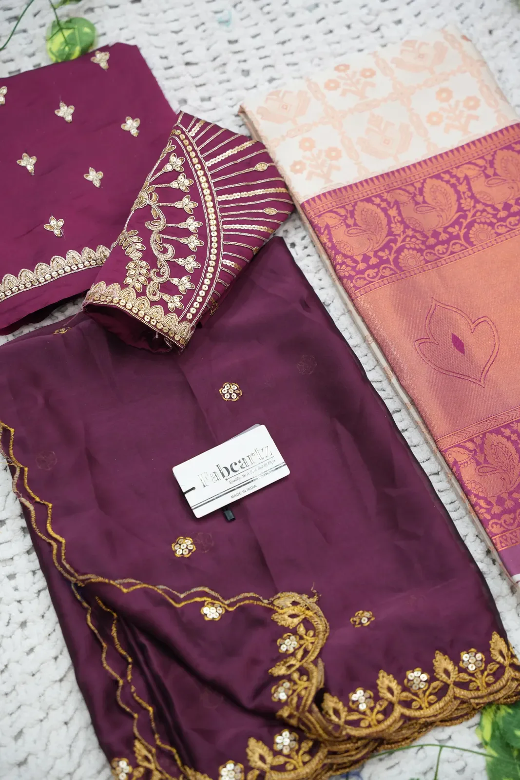 South Indian Festival Traditional Half Saree Ojasvini - Image 4