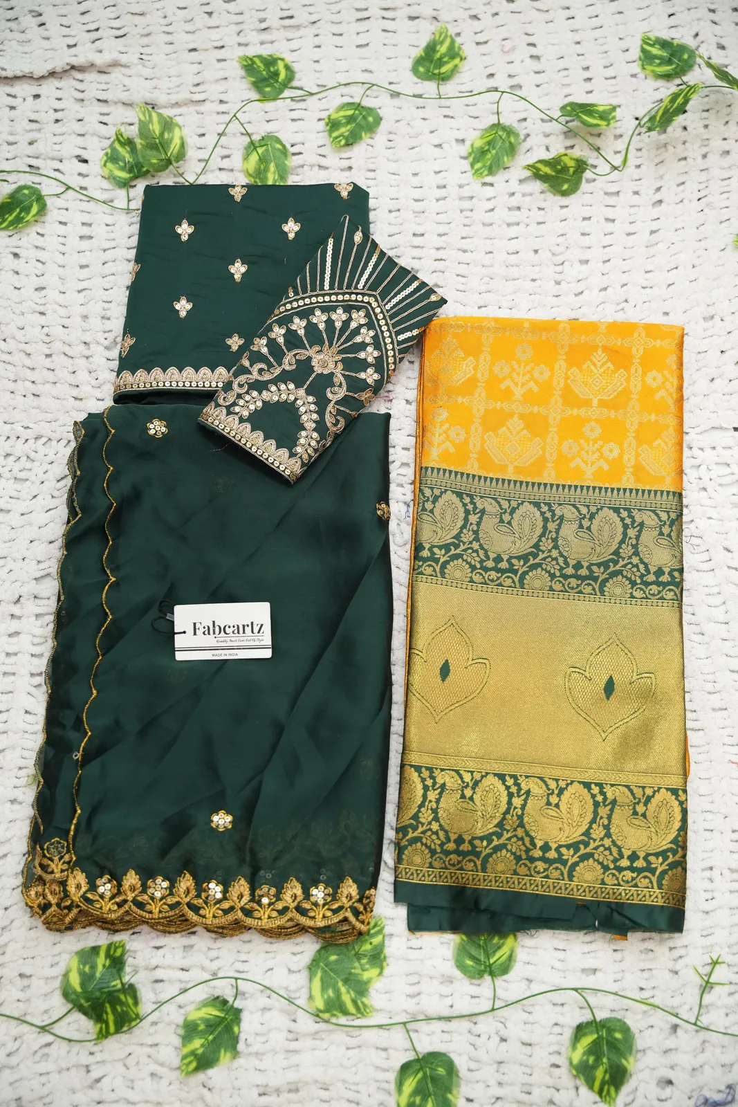 South Indian Festival Traditional Half Saree Ojasvini - Image 40