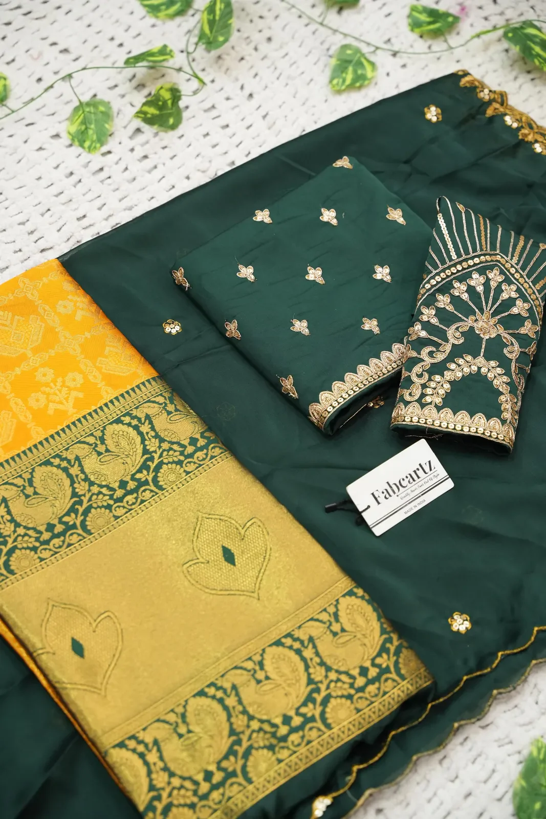 South Indian Festival Traditional Half Saree Ojasvini - Image 44