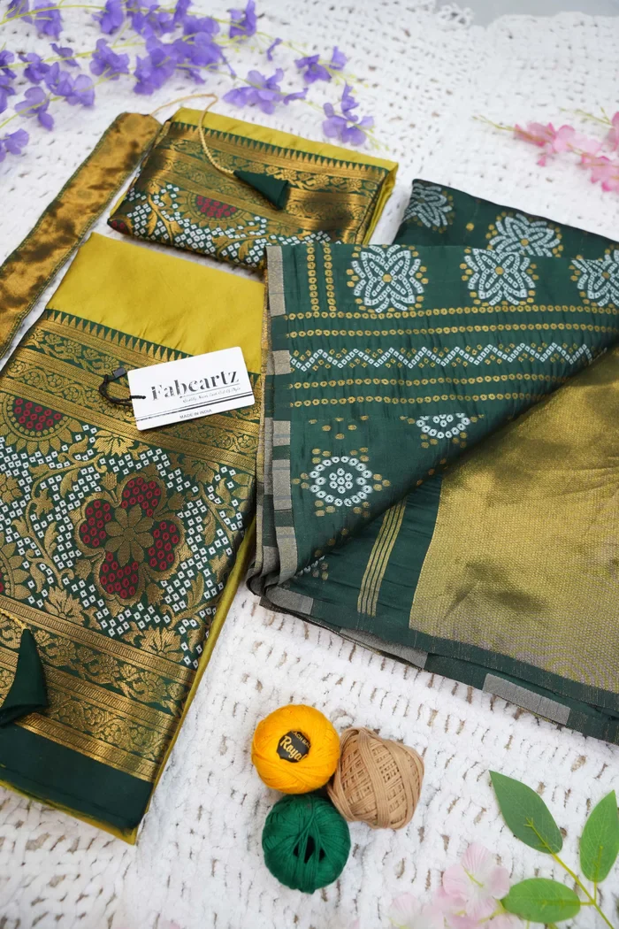South Indian Festival Traditional Half Saree PushpaBandhini - Image 65