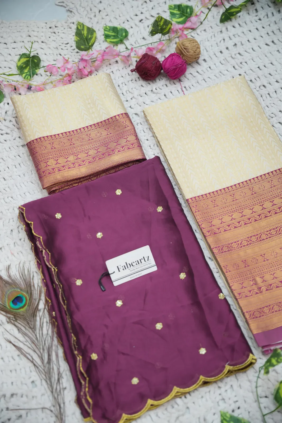 South Indian Festival Traditional Half Saree Rehani - Image 63