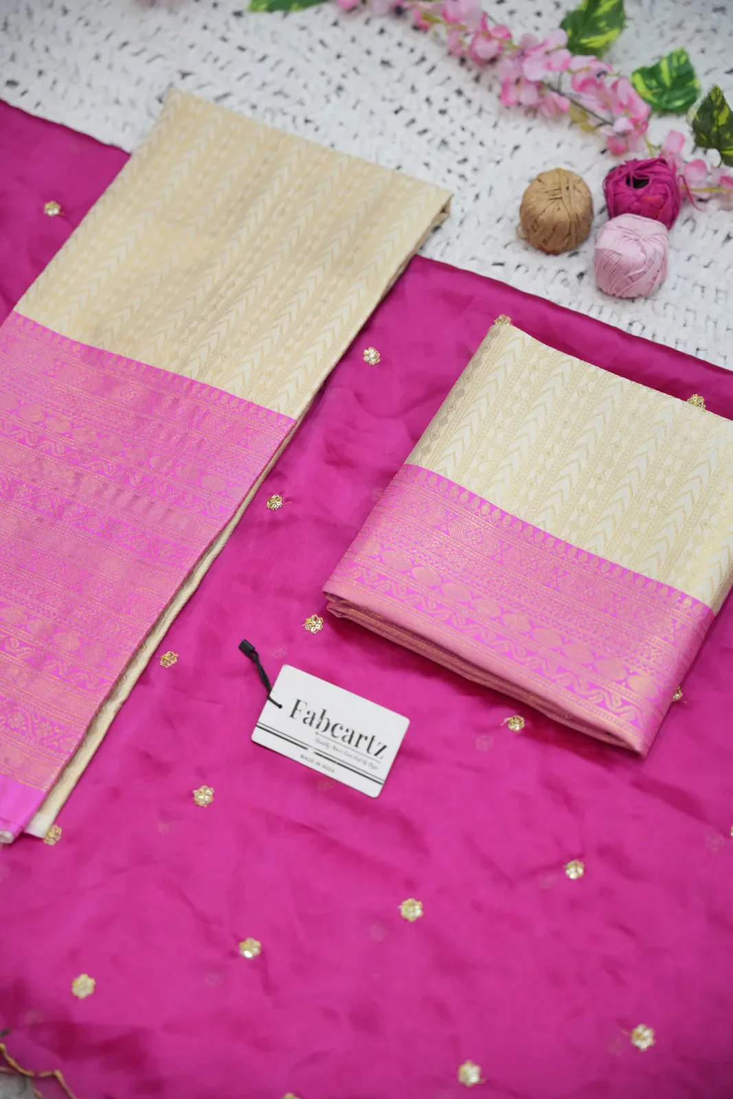 South Indian Festival Traditional Half Saree Rehani - Image 77