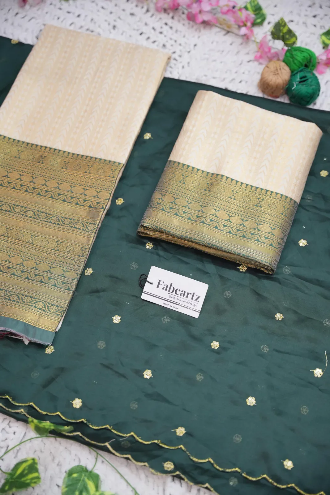 South Indian Festival Traditional Half Saree Rehani - Image 8