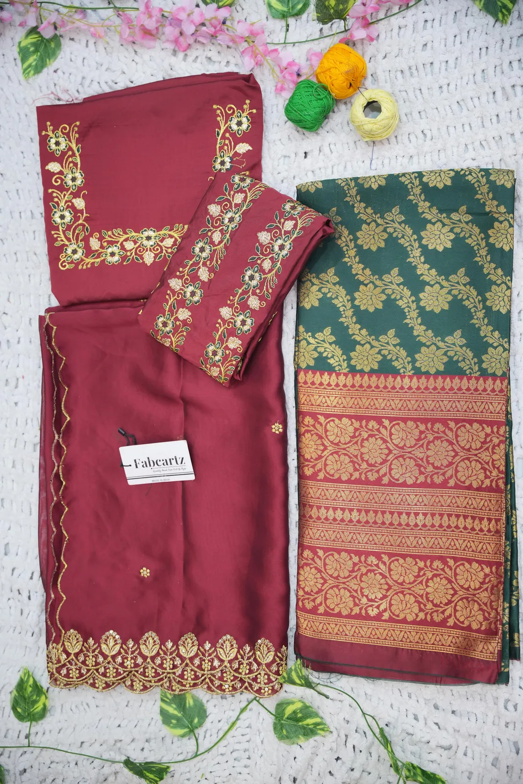 South Indian Festival Traditional Half Saree Rithvika - Image 3