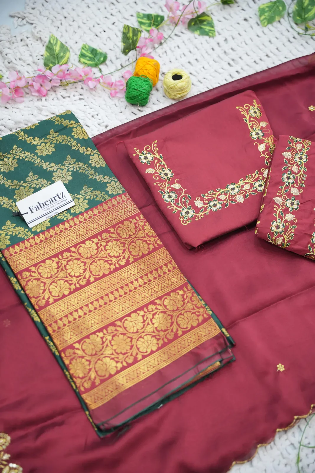 South Indian Festival Traditional Half Saree Rithvika - Image 8
