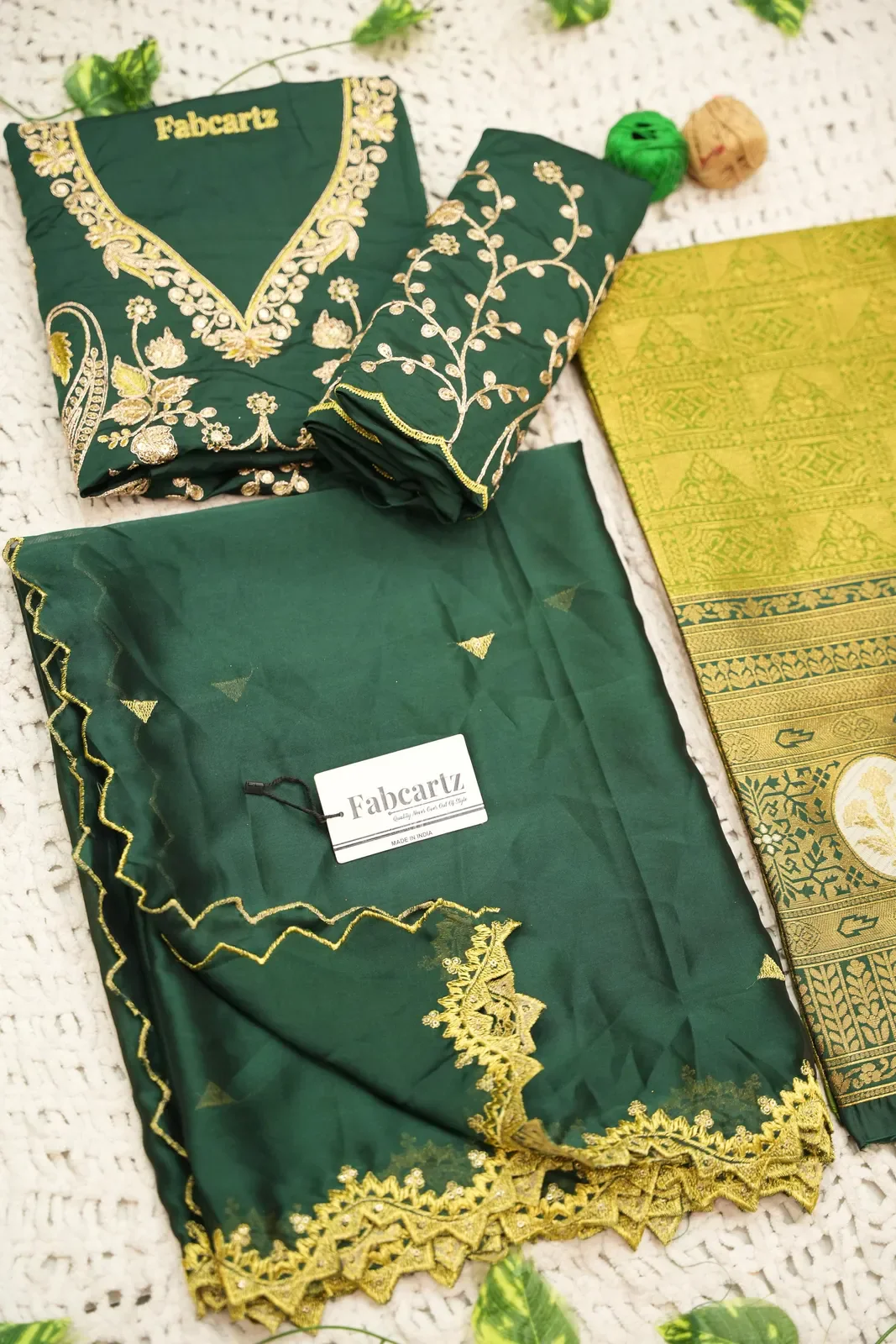 South Indian Festival Traditional Half Saree Shailee - Image 4