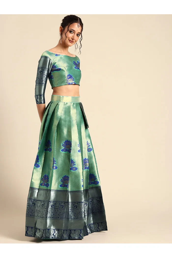 South Indian Festival Traditional Half Saree Srikarthikeyan - Image 13