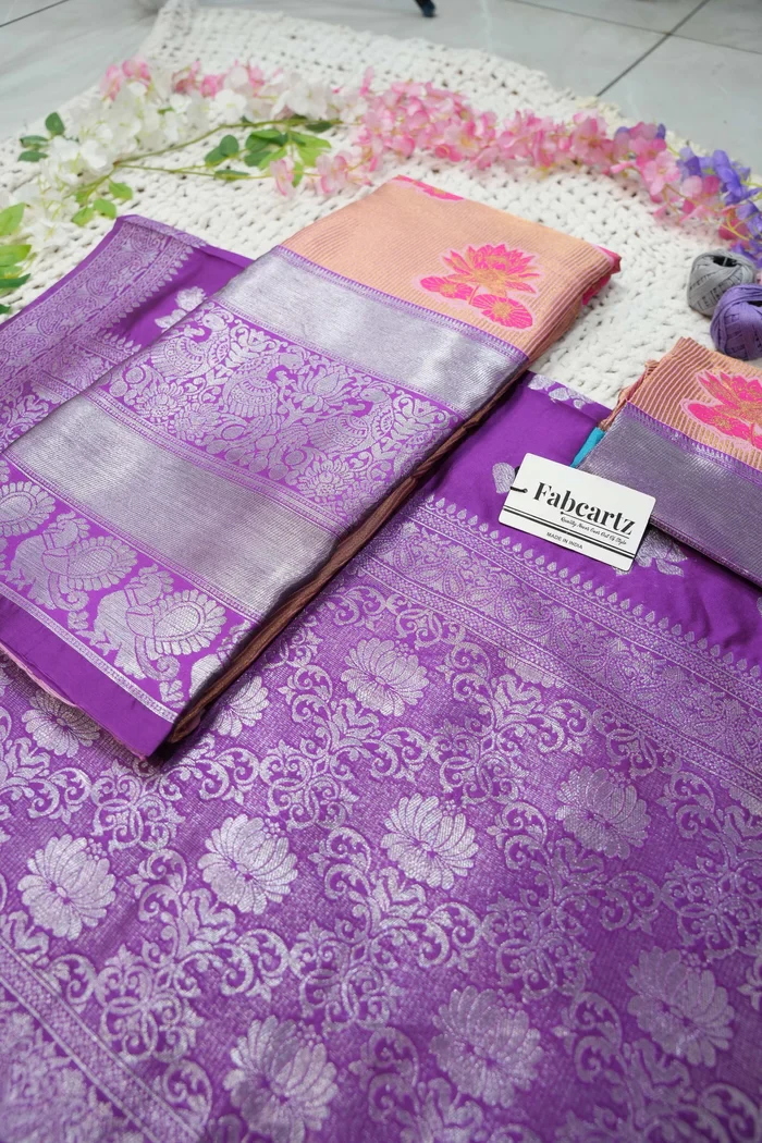 South Indian Festival Traditional Half Saree Srikarthikeyan - Image 4