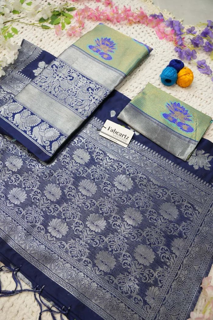 South Indian Festival Traditional Half Saree Srikarthikeyan - Image 9