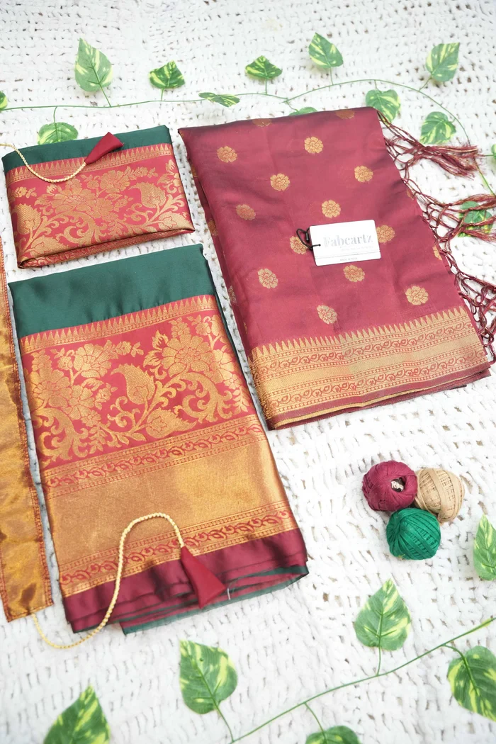 South Indian Festival Traditional Half Saree Sundarii - Image 43