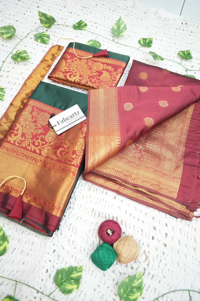 South Indian Festival Traditional Half Saree Sundarii - Image 44