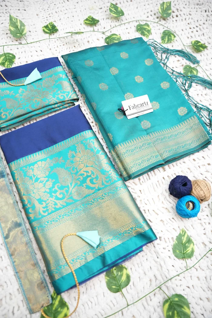 South Indian Festival Traditional Half Saree Sundarii - Image 63