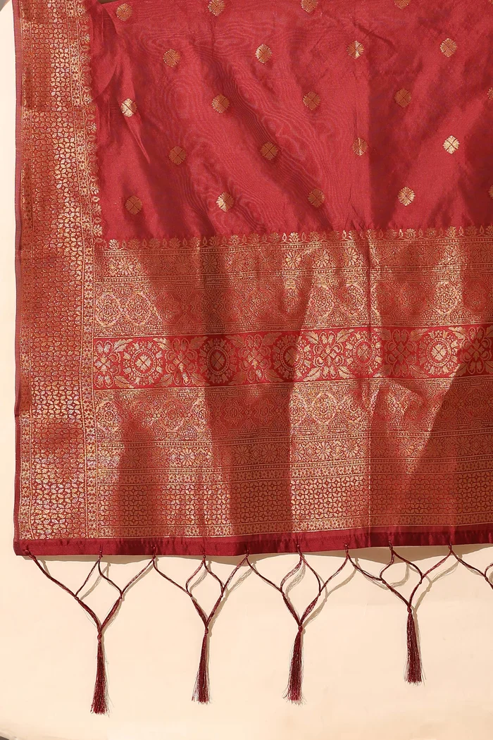 South Indian Festival Traditional Half Saree UniversalPlain - Image 11