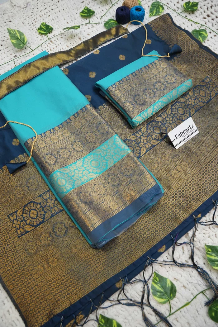South Indian Festival Traditional Half Saree UniversalPlain - Image 72