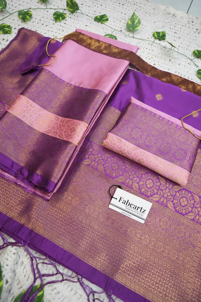 South Indian Festival Traditional Half Saree UniversalPlain - Image 83