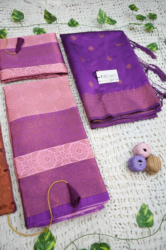 South Indian Festival Traditional Half Saree UniversalWork - Image 53