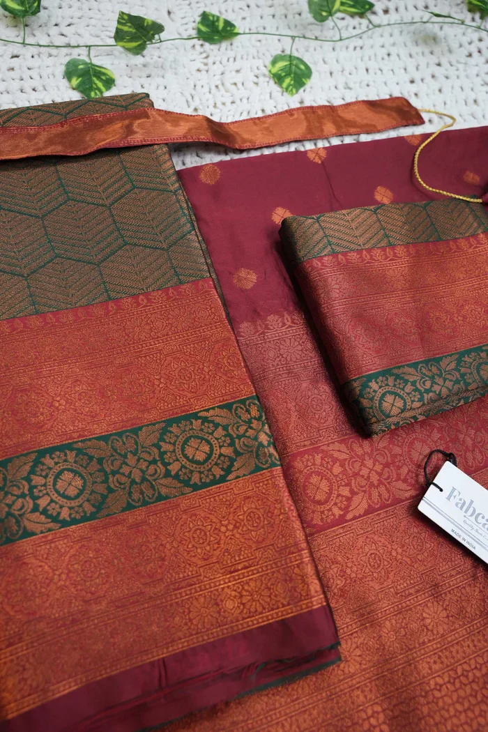 South Indian Festival Traditional Half Saree UniversalWork - Image 64