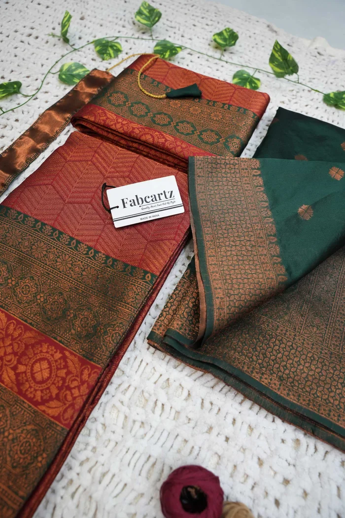 South Indian Festival Traditional Half Saree UniversalWork - Image 76