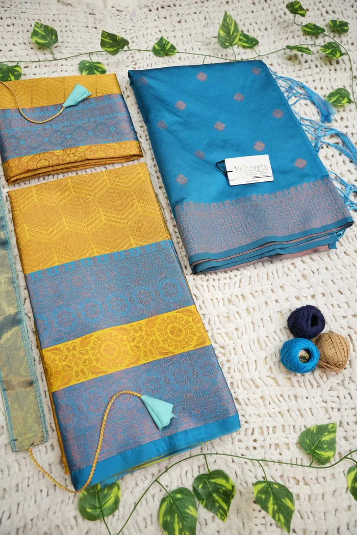 South Indian Festival Traditional Half Saree UniversalWork - Image 81