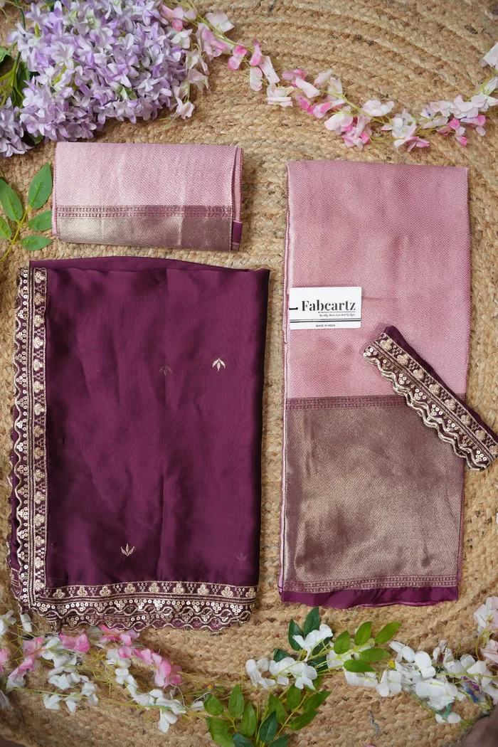 South Indian Festival Traditional Half Saree with Embroidered Blouse & Dupatta Kanika - Image 44