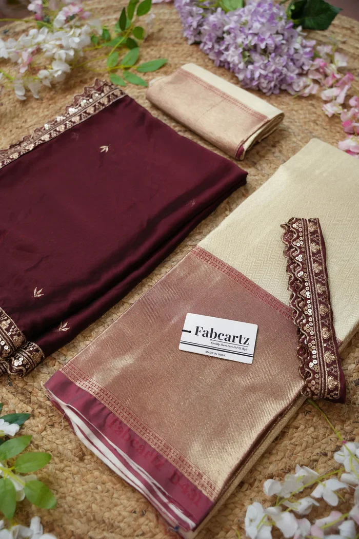South Indian Festival Traditional Half Saree with Embroidered Blouse & Dupatta Kanika - Image 53