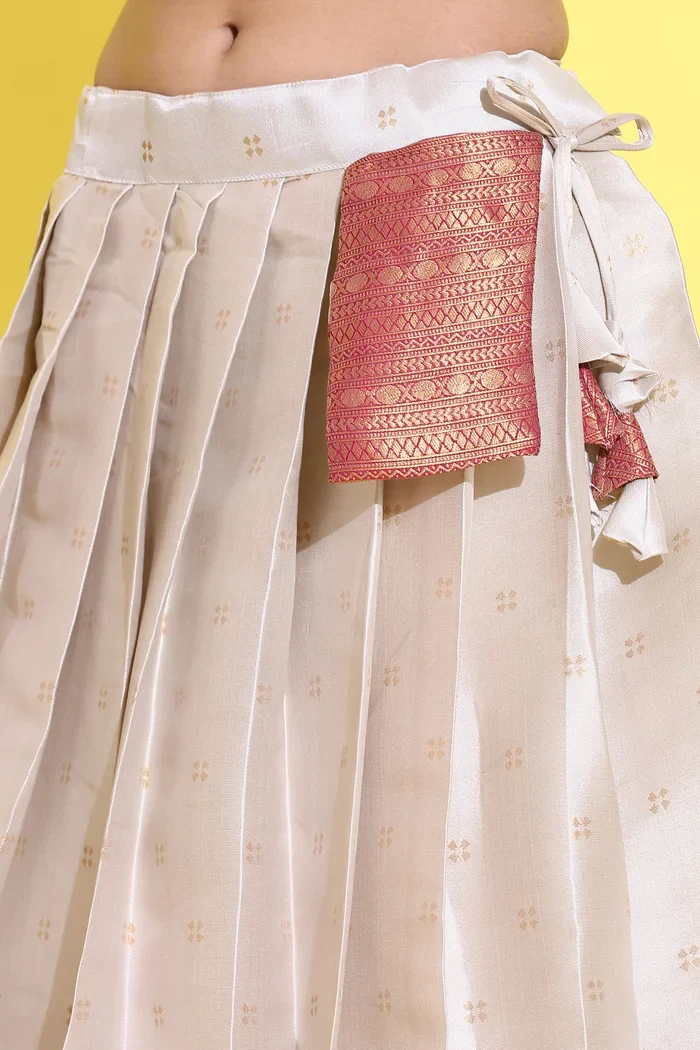 South Indian Festival Traditional Half Saree Yogeshwari - Image 26