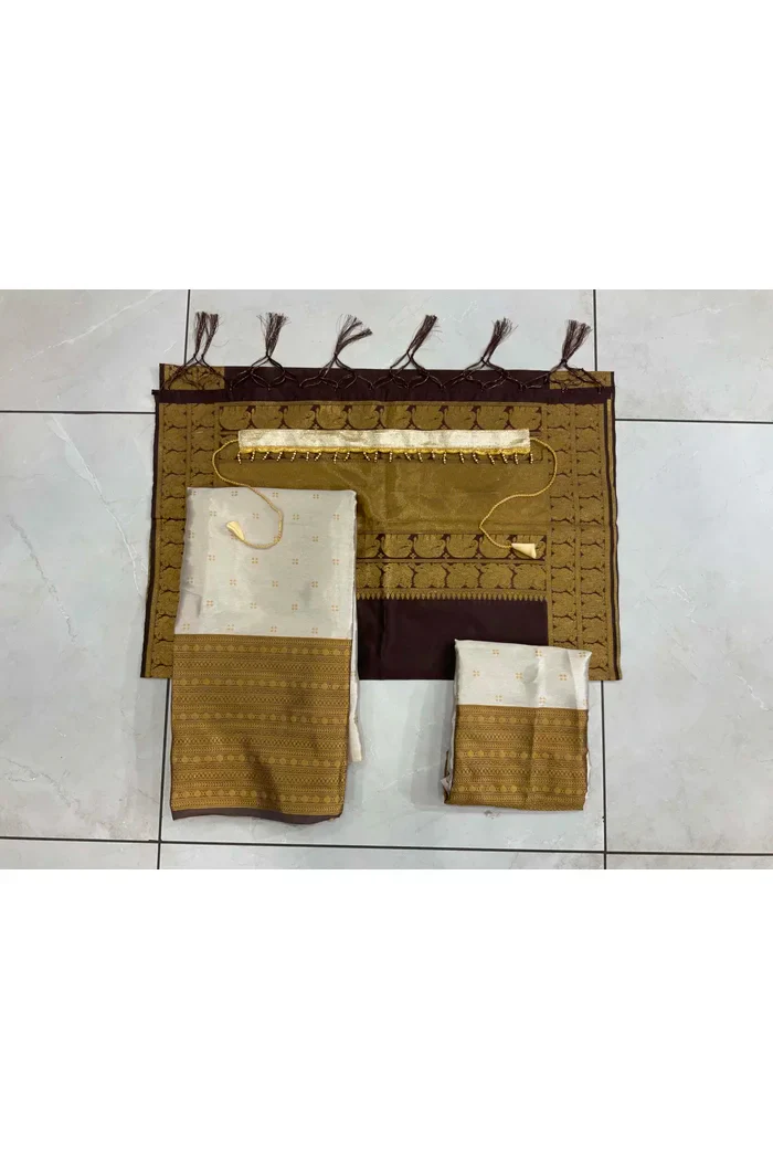 South Indian Festival Traditional Half Saree Yogeshwari - Image 32