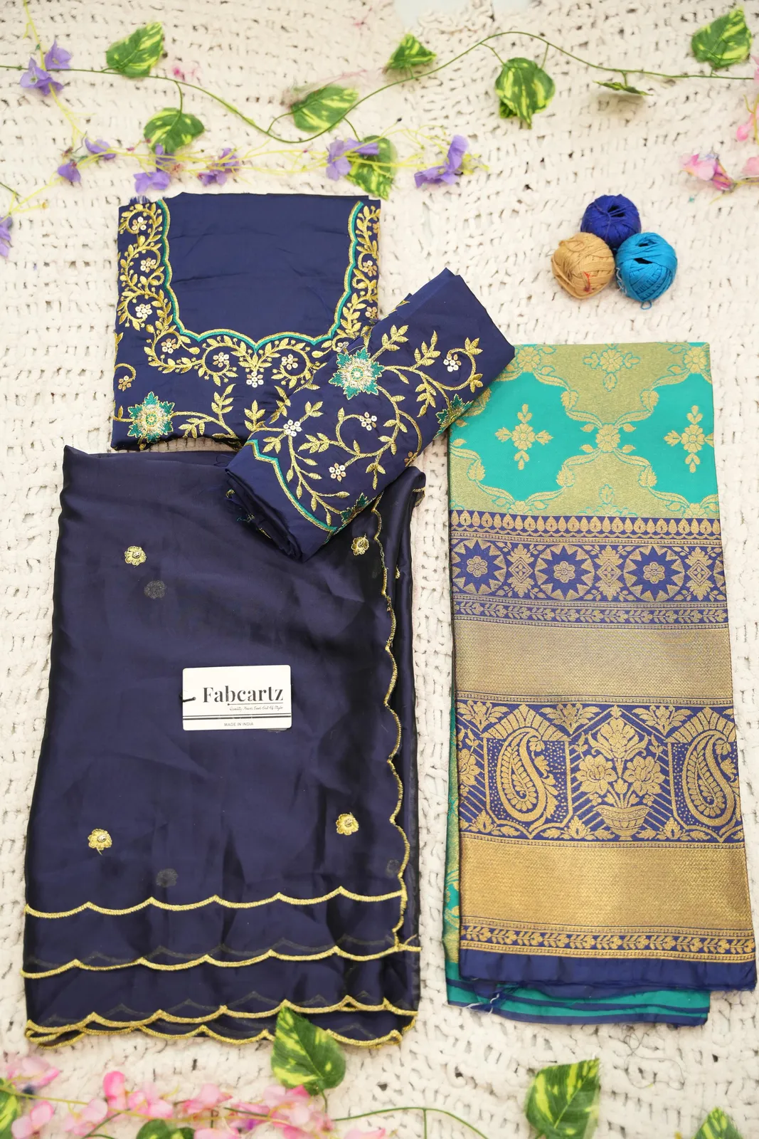 South Indian Festival Traditional Half Saree Yugitha - Image 13