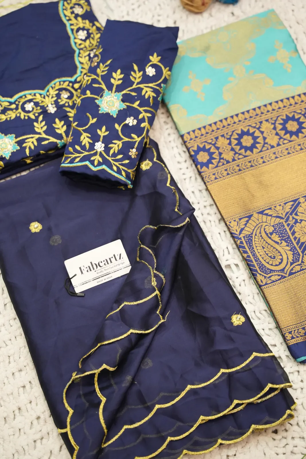 South Indian Festival Traditional Half Saree Yugitha - Image 42