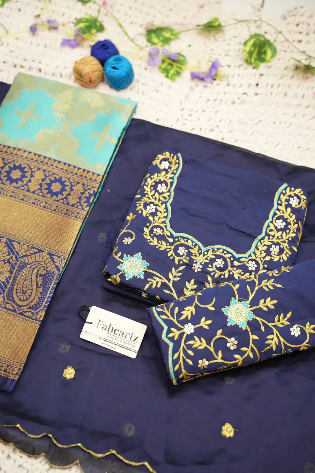 South Indian Festival Traditional Half Saree Yugitha - Image 44
