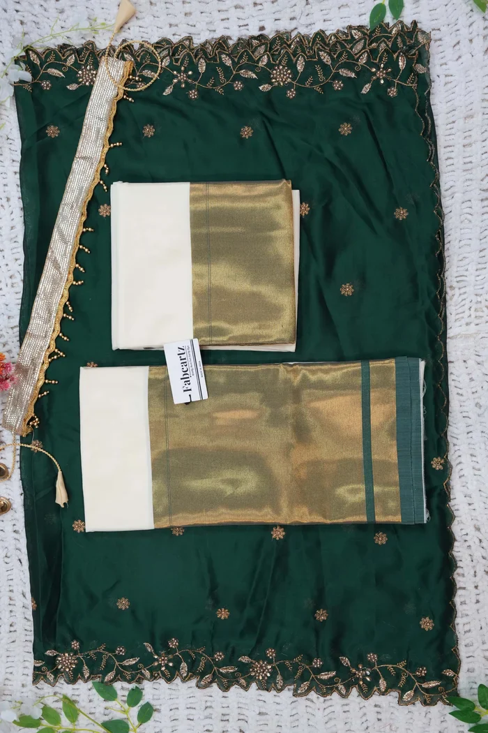 South Indian Festival Traditional Half Saree Zara - Image 37