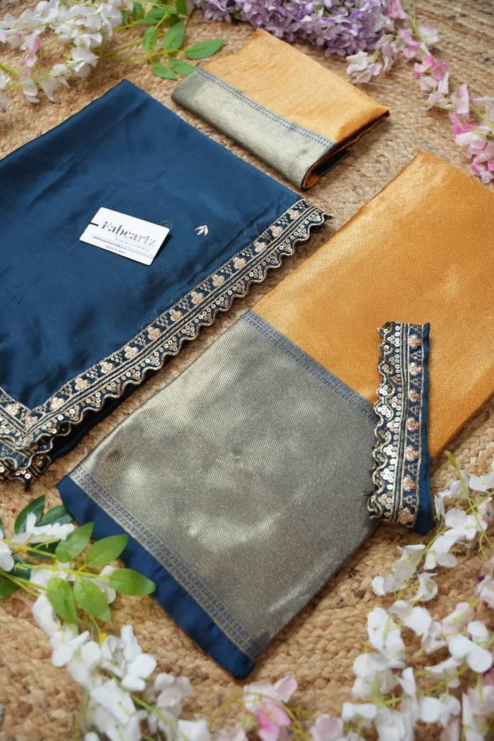 Women's Woven Design zari work Half Saree with Embroidered Blouse and Dupatta Kanika - Image 31
