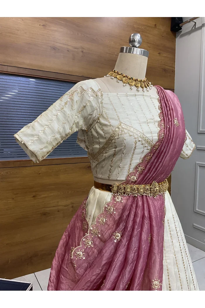 South Indian Festival Traditional Lehenga Choli Suneo - Image 18