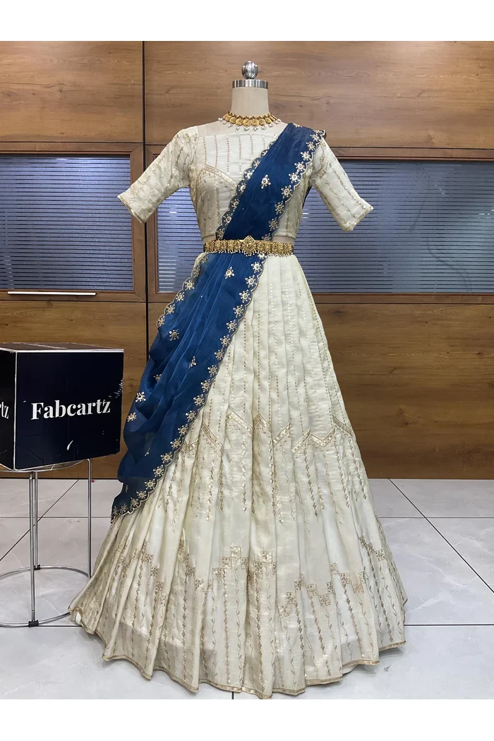 South Indian Festival Traditional Lehenga Choli Suneo - Image 27