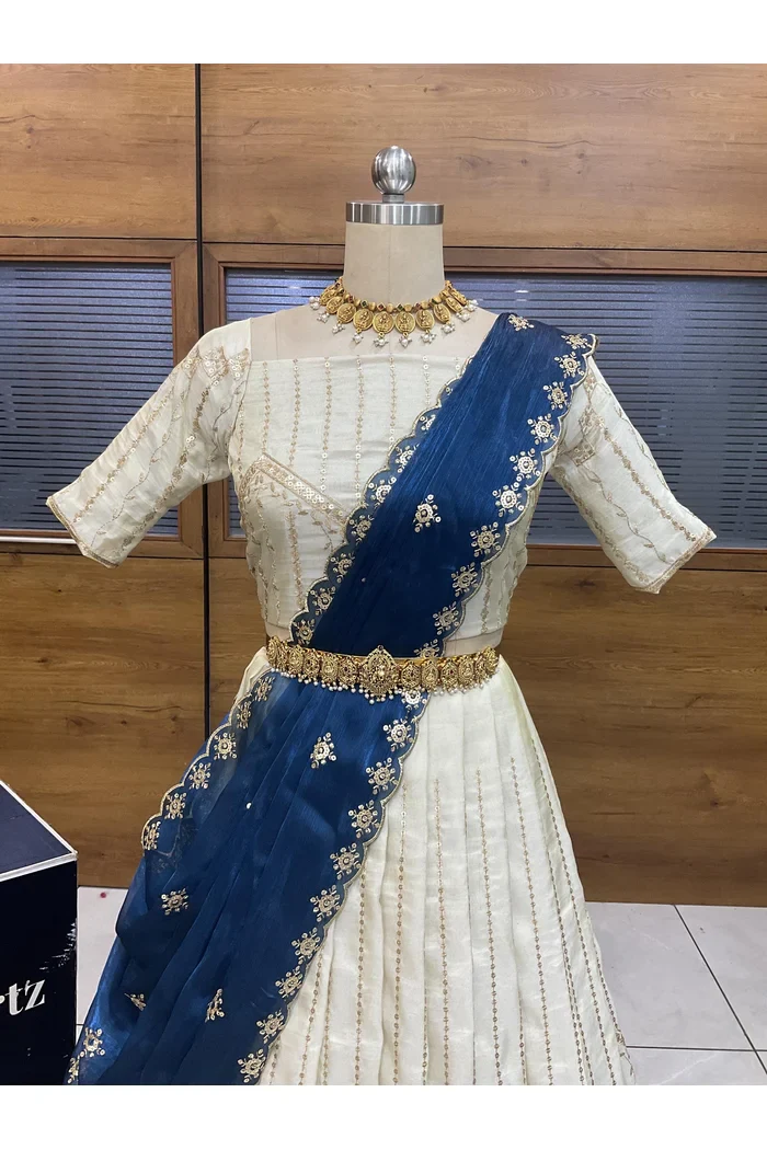 South Indian Festival Traditional Lehenga Choli Suneo - Image 28