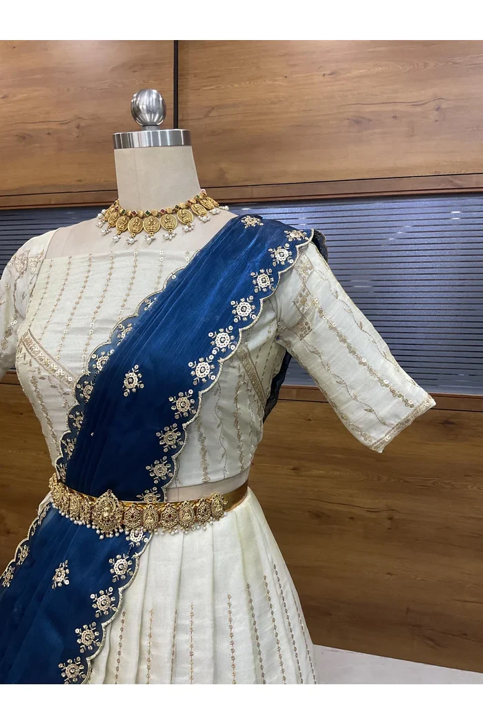 South Indian Festival Traditional Lehenga Choli Suneo - Image 30