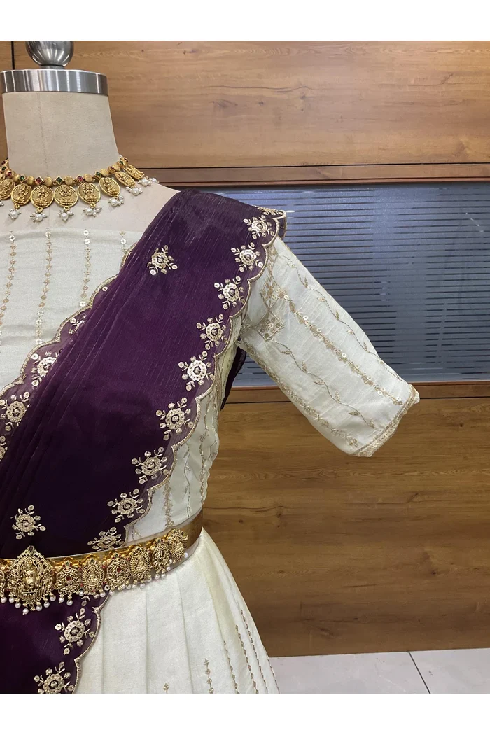 South Indian Festival Traditional Lehenga Choli Suneo - Image 37