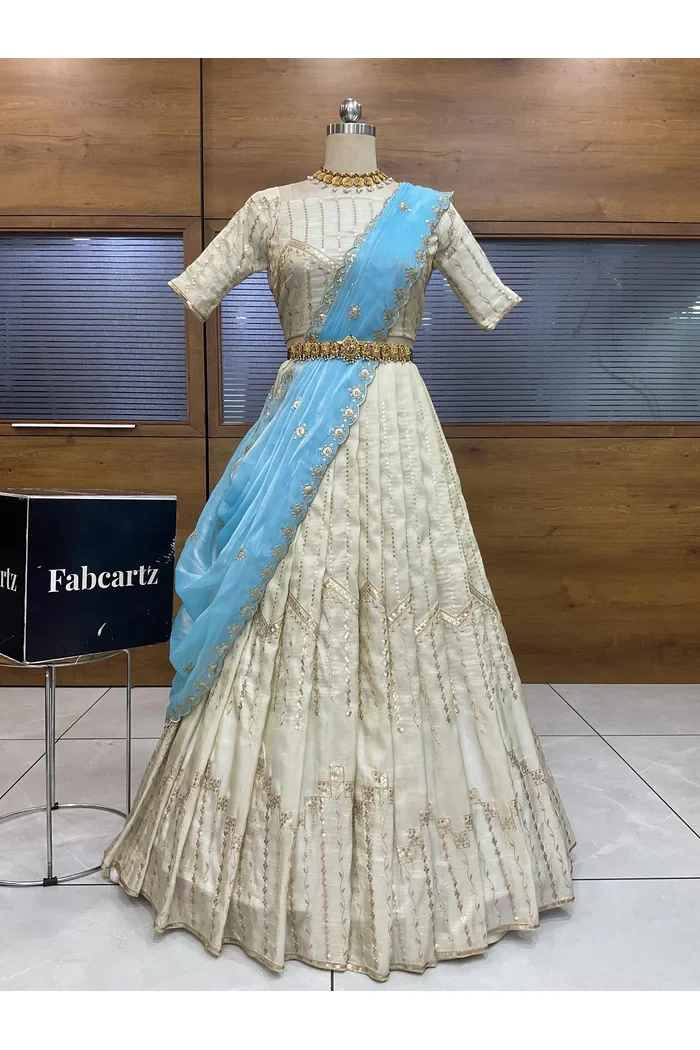 South Indian Festival Traditional Lehenga Choli Suneo - Image 39