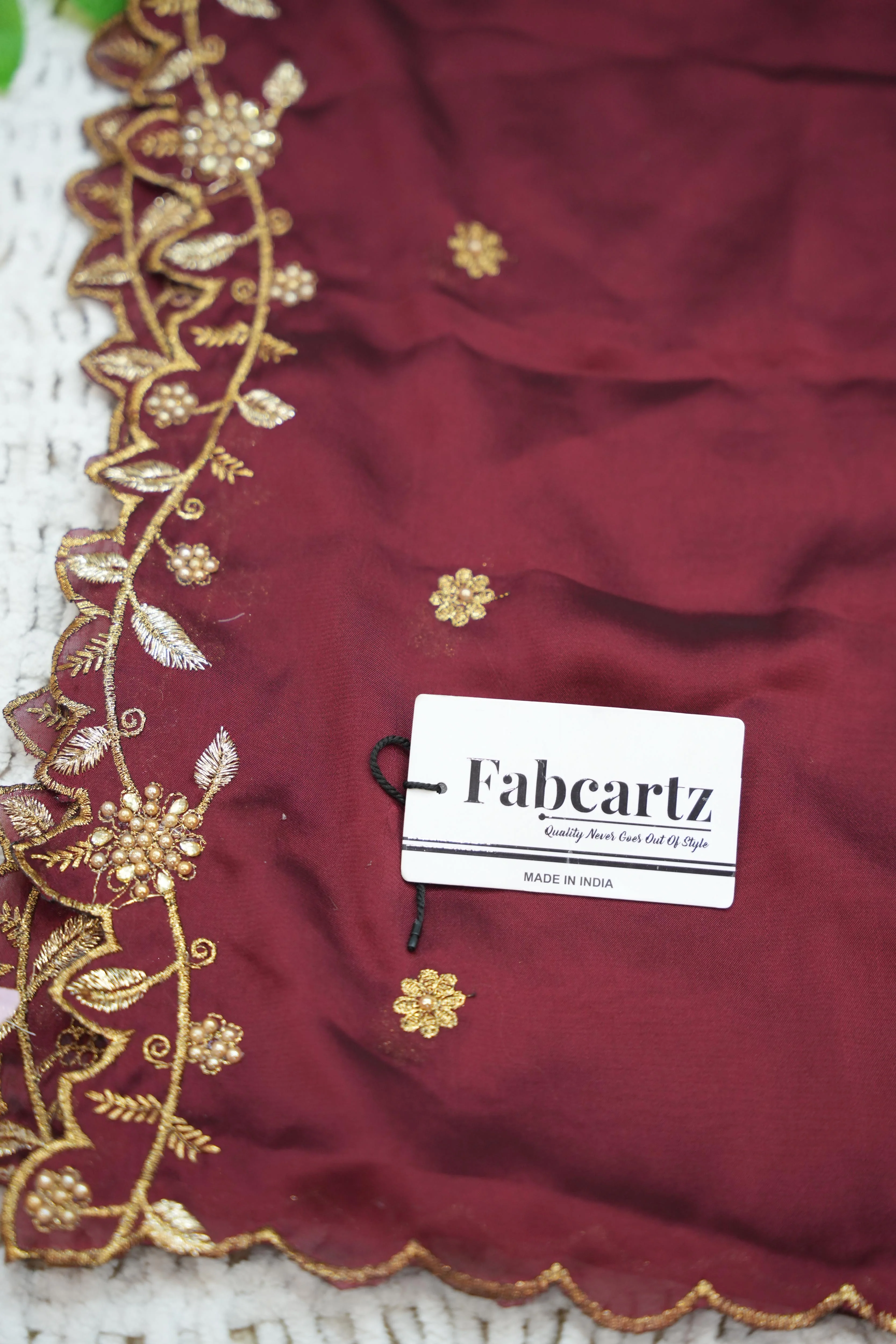 Women's Woven Design zari work Half Saree with Embroidered Blouse and Dupatta Taj Mahal - Image 16