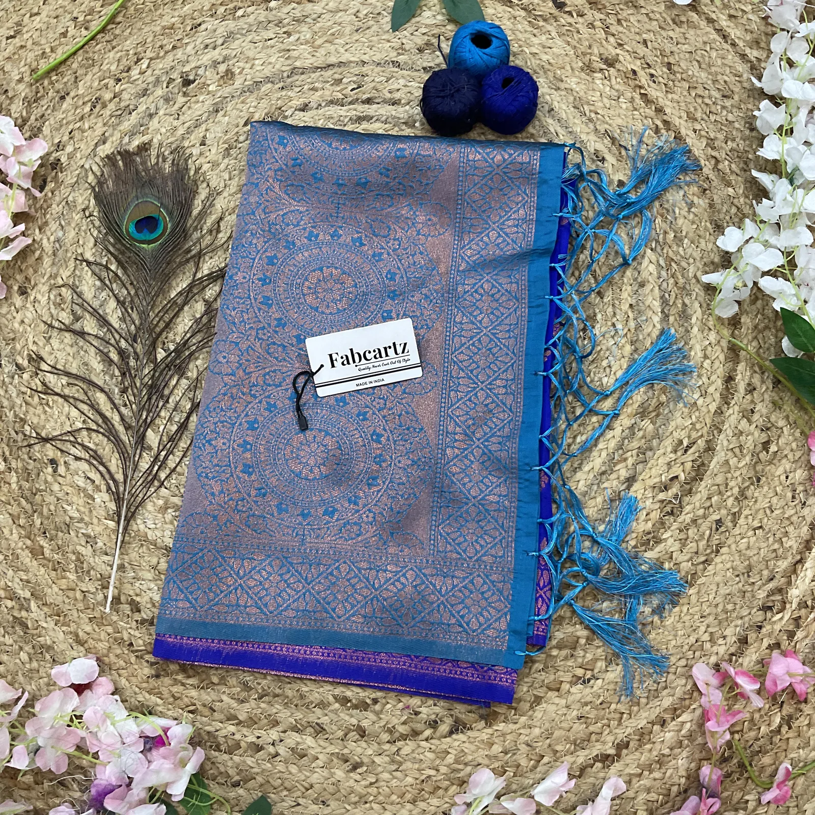 Beautiful Jacquard Woven Design Dupatta for women | Only Dupatta VishnuDup - Image 11