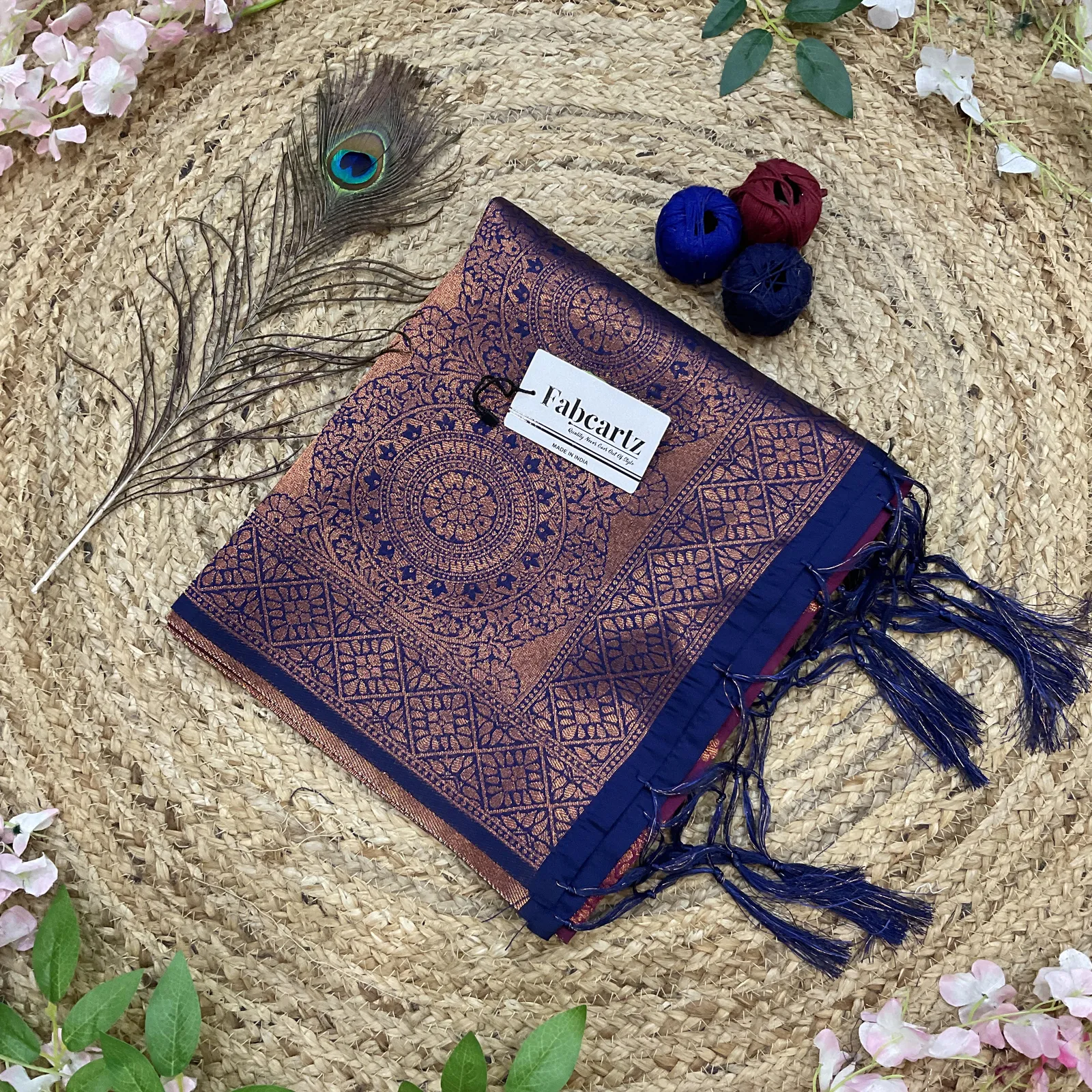 Beautiful Jacquard Woven Design Dupatta for women | Only Dupatta VishnuDup - Image 9